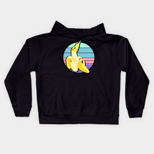 Aesthetic Banana Cocktiel Doodle Pastel Kids Hoodie